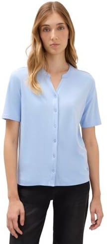 Cecil - T-shirt - Light sky blue - Knoopsluiting