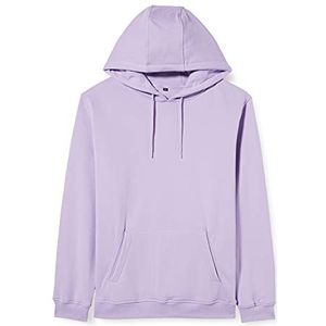 Build Your Brand Heren hoodie Heavy Hoody voor mannen, effen met kangoeroezak en trekkoord, maat XS tot 5XL, verkrijgbaar in vele kleuren, lila (lilac), 4XL