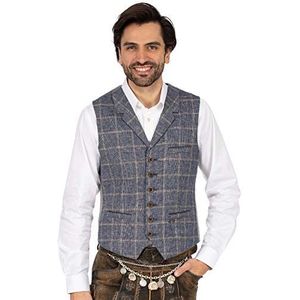 Stockerpoint Heren Harold zakelijk pak vest, blauw, 60