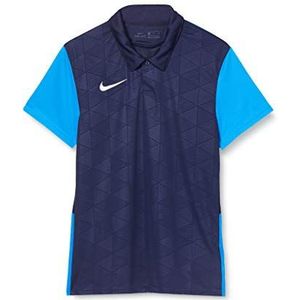 Nike Trophy IV Jersey SS shirt heren, Midnight Navy/Photo Blue/(White, FR: M (maat fabrikant: M)