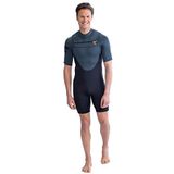 Jobe Perth Shorty 3/2 mm borstrits traje neopreen trainingspak heren, grijs, XXL