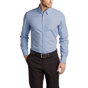 ESPRIT Collection heren slim fit businesshemd 024EO2F003 geruit katoenen hemd