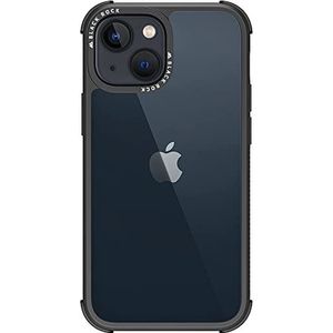 Black Rock - Hoes robuust transparant case geschikt voor Apple iPhone 13 Mini I telefoonhoes transparant, doorzichtig, helder (zwart)