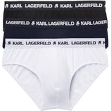 Karl Lagerfeld Slip  donkerblauw / zwart / wit
