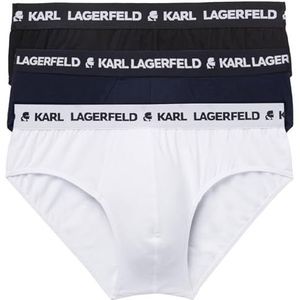 Karl Lagerfeld Slip  donkerblauw / zwart / wit