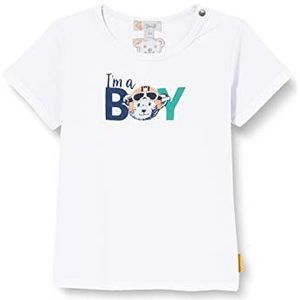 Steiff baby jongen t-shirt, wit (bright white), 62 cm