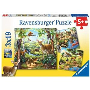 Ravensburger 3 In 1 Puzzel - Dieren