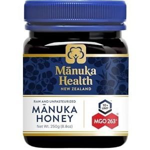 Manuka Health Manukahoning MGO 250+ (250 g) - 100% puur uit Nieuw-Zeeland met gecertificeerd methylglyoxal gehalte (1 stuk)