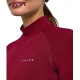 FALKE - Maximum Warm High Neck - Functioneel Shirt - Merlot - Lange Mouwen