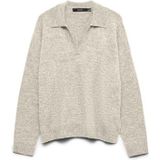 Vmlefile - Gebreide Pullover - Polo - Lange Mouwen - Loose Fit