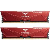 TEAMGROUP T-Force Vulcan DDR5 16GB Kit (2x16GB) 6000MHz (PC5-48000) CL38 Desktop Geheugenmodule RAM (Rood) Voor 600-serie chipset - FLRD532G6000HC38ADC01
