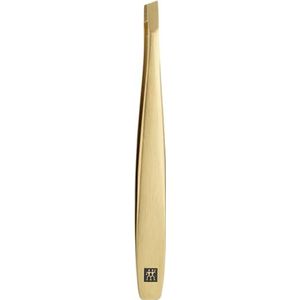 ZWILLING Haakse Pincet, Mat Goud