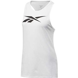 Reebok TE Graphic Vector tanktop zonder mouwen, dames, wit, XL