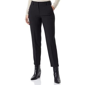 SELECTED FEMME Vrouwelijke cropped broek, slim fit, zwart, 40