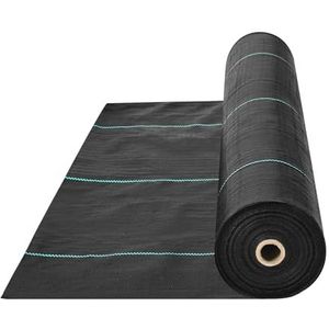 VEVOR 4FTx300FT Premium Heavy Duty onkruidbarrière landschapsstof, 3.2 oz geweven geotextielstof onder grind, hoge doorlaatbaarheid voor onkruidblokker, onkruidmat, opritstof, onkruidbestrijding,