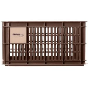 Basil Front Basket Crate S Plastic, Capaciteit: 17,5 l U.a. geschikt voor V.R.-transport, geschikt voor MIK, Racktime, I-Rack