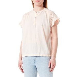 MUSTANG Dames Style Elsa Ruffle Blouse Blouse, Bisque 7262, 34, bisque 7262, 34