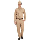 WW2 Soldier (shirt, broek, tip, hoed) - (S)