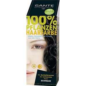 SANTE - Plantenhaarverf Poeder - Zwart - 100 g