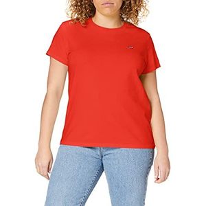 Levi's Perfect Tee T-Shirt dames, Poppy Red, XXS