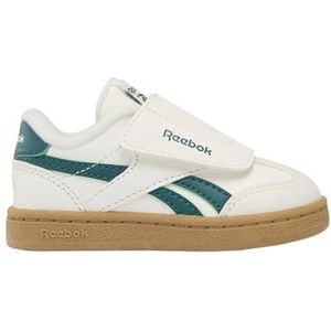 Reebok Unisex Baby Smash Edge Hook & Loop Sneakers, Chalk Retroteal Sgum1, 20 EU