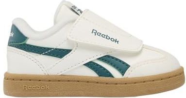 Reebok Unisex Baby Smash Edge Hook & Loop Sneakers, Chalk Retroteal Sgum1, 20 EU