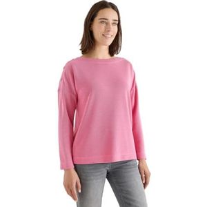 CECIL Zacht Melange Shirt Dark Blossom Melange L