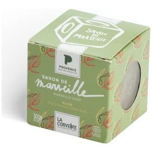 La Corvette - Marseille Zeep Provence CUBE - Olijfolie - 300g in Blik - COSMOS NATURAL