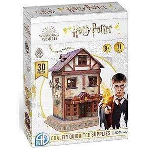 4D CWL - Harry Potter - 3D-puzzel: de accessoirewinkel van Quidditch|Puzzle 3D | Leeftijd: 8+| 1 speler | Speeltijd: 120 min