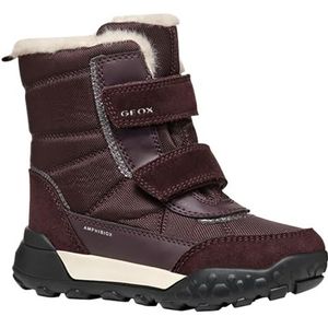 Geox J Trekkyup Girl B AB, sneeuwlaarzen voor meisjes, dk bordeauxrood, 38 EU