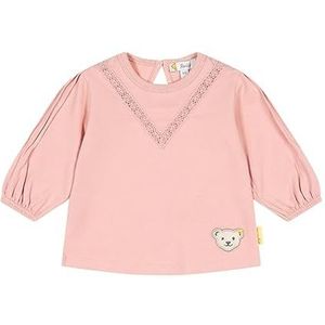 Steiff Eenkleurige tuniek voor babymeisjes, lange mouwen, Mellow Rose, 62 cm