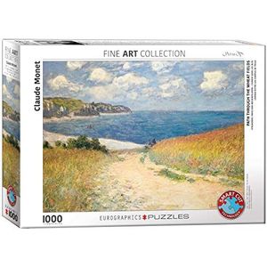 Eurographics 1000 delen - strandweg tussen tarwevelden van Claude Monet, 48 x 68 cm