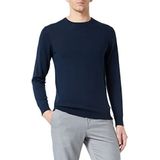 SEIDENSTICKER - Trui 'Schwarze Rose' - Navy - Wol - Lange Mouw