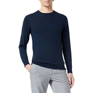 SEIDENSTICKER - Trui 'Schwarze Rose' - Navy - Wol - Lange Mouw