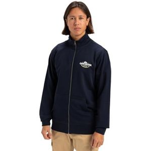 Quiksilver - Simple Surf Fz - Sweatshirt - Zwart - Buitenlaag Fleece