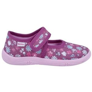 Richter meisjes mia pantoffels, Mauve Print Fleur, 34 EU