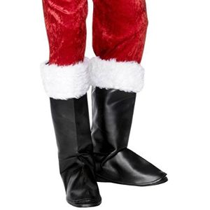 Kerstman Boot Covers, Zwart, One Size