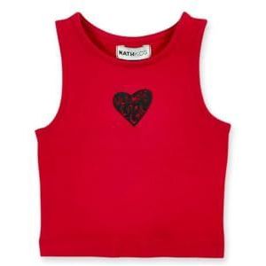 Tuc Tuc Mouwloos T-shirt voor baby's en peuters, Rood, 16 Jaren