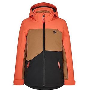 Ziener ANDERL Ski-jack voor jongens, winterjas, waterdicht, winddicht, warm, burnt oranje, 140