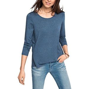 ESPRIT Dames shirt met lange mouwen, blauw (Light Blue 440)., XL