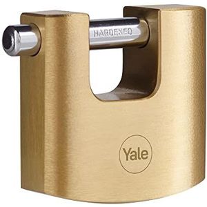 Yale Y114B/70/113/1 High Security Outdoor Shutter Hangslot, Messing, 70 mm