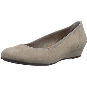 Jana 22204 dames pumps, grijs grijs suède., 40 EU Breed