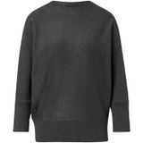 s.Oliver BLACK LABEL - Gebreide Trui - Donkergrijs - Met Vlindermouwen