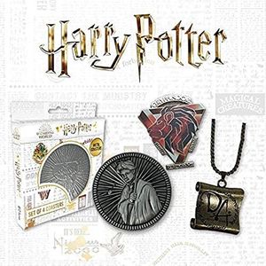 Harry Potter Muntenset Munthanger Speld En Onderzetter Set