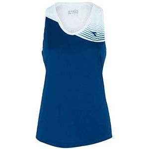 Diadora dames, Court Tank-top, donkerblauw, wit, L bovenkleding, L