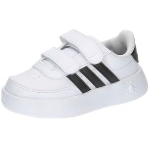 adidas Uniseks-Baby Breaknet 2.0 Shoes Kids, Cloud white/core black/Cloud white, 23 EU