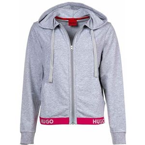 HUGO Loungewear-jack, medium grijs, S
