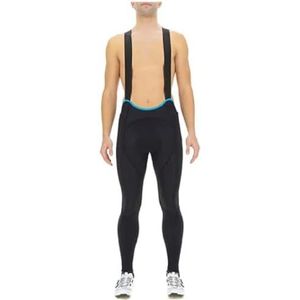 Fietsbroek UYN Men Race Deepwinter OW BIB Long Black Turquoise