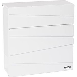 ARREGUI - Armor E6901 - Brievenbus - Wit - Verzinkt Staal - Formaat M (DIN A4)
