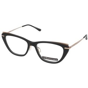 Italia Independent Men's 5351 Sunglasses, Black and Rose Gold, 51